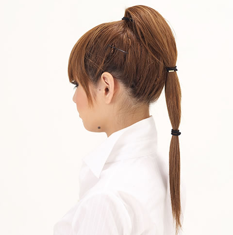 前髪タイトヘアー