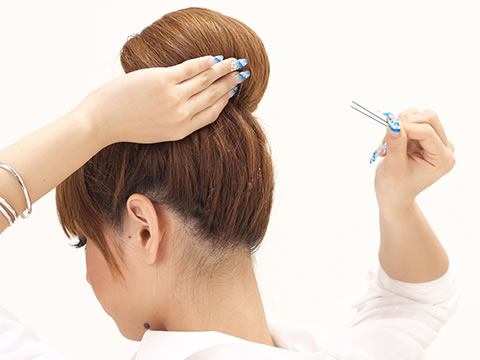 前髪タイト ヘアスタイル