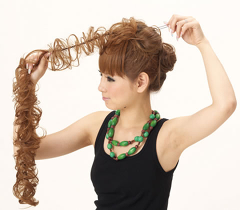 ロープウィッグ ヘアアレンジ