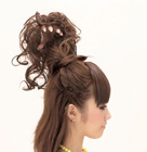 シュシュウィッグ ヘアアレンジ