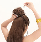 シュシュウィッグ ヘアスタイル