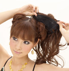 ハーフキャップ ヘアアレンジ
