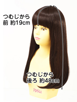 耐熱オールウィッグナチュラルストレートA-646