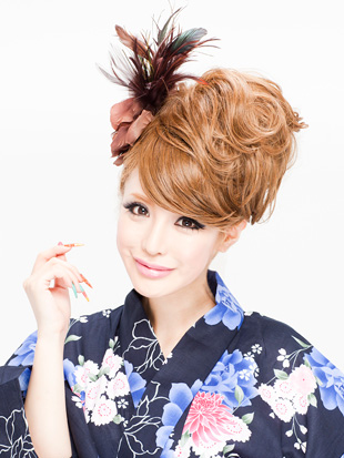 小悪魔ヘアアレンジ 和装ヘアアレンジ編