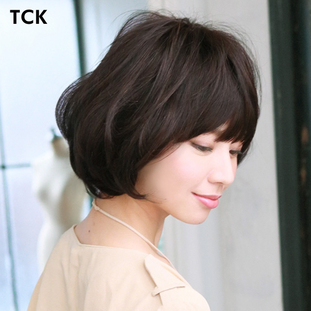 黒髪プリシラエアリーマッシュショートウィッグA-684 黒髪プリシラエアリーマッシュショートウィッグA-684