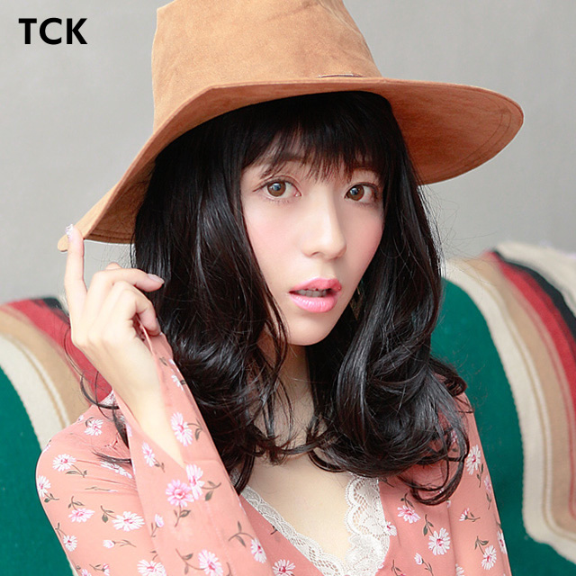 ウィッグに女優帽コーデ ウィッグに女優帽コーデ