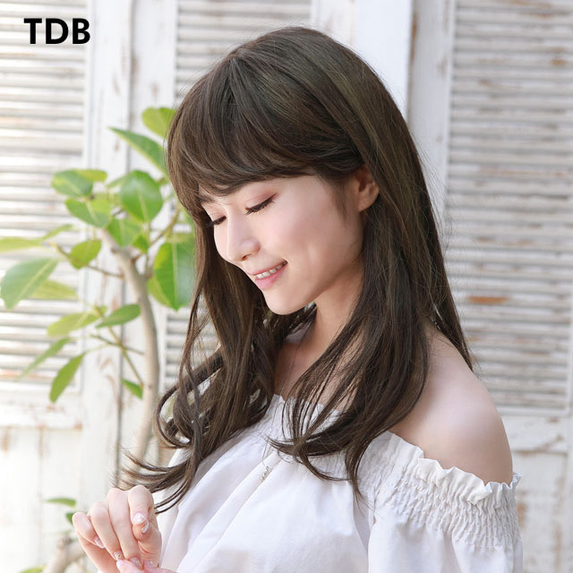 ガーリーなダークブラウンのウィッグ ガーリーなダークブラウンのウィッグ