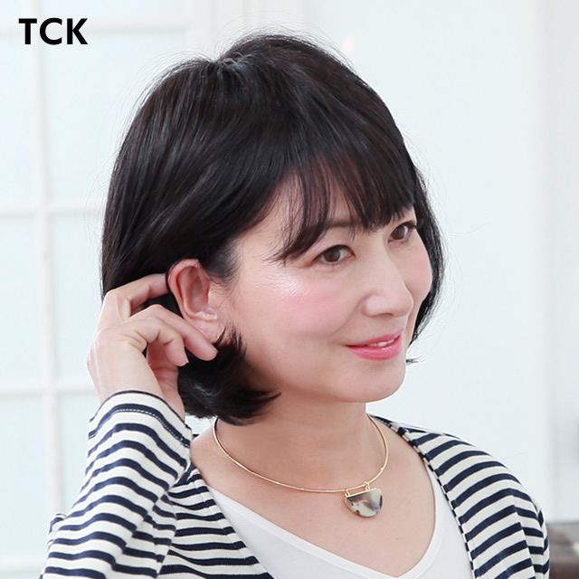 耳掛けショートボブウィッグ 耳掛けショートボブウィッグ