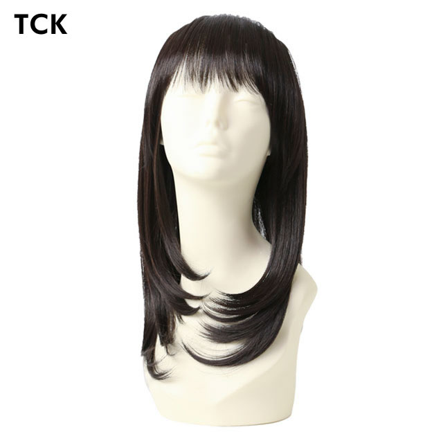 ミディアムヘアの医療用帽子ウィッグ ミディアムヘアの医療用帽子ウィッグ