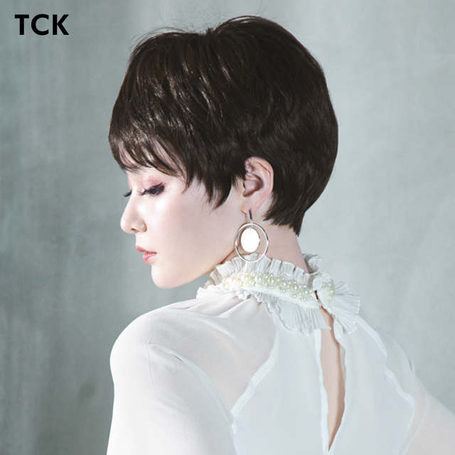 ベリーショート医療用帽子ウィッグリラックス BO-06の横顔 ベリーショート医療用帽子ウィッグリラックス BO-06の横顔