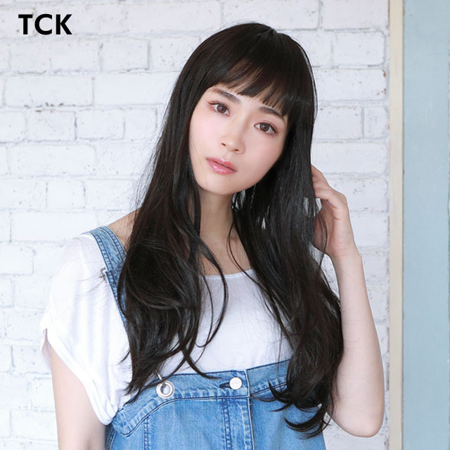 黒髪ルーセントストレートロングフルウィッグA-707 プリシラ 黒髪ルーセントストレートロングフルウィッグA-707 プリシラ