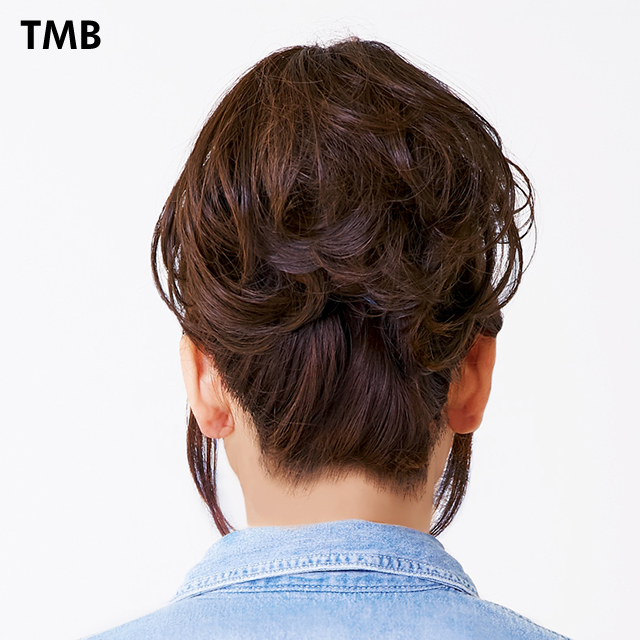 挟むだけでアップヘアのウィッグ 挟むだけでアップヘアのウィッグ