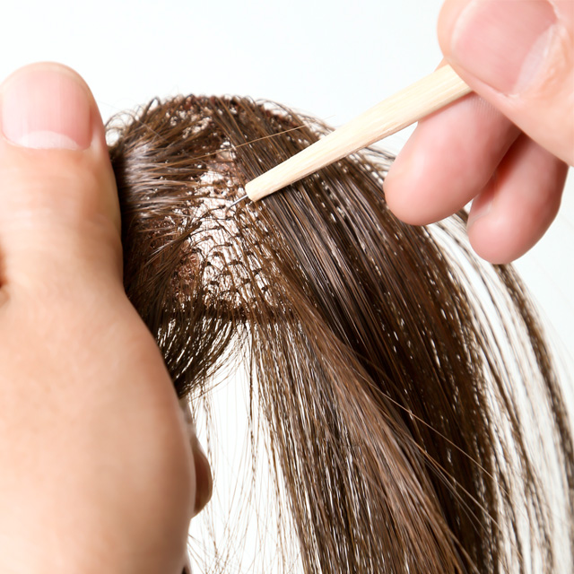 手植えのウィッグ 手植えのウィッグ