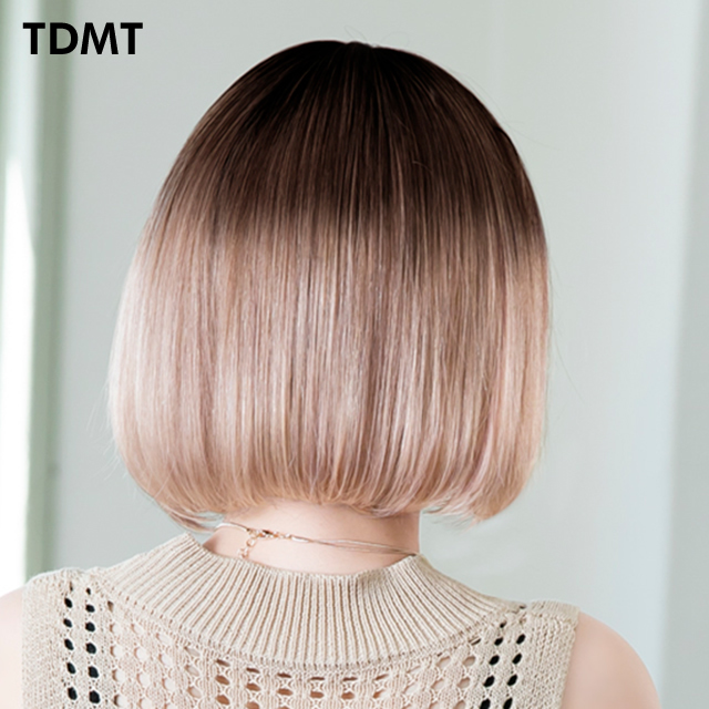 ピンクグラデーションボブウィッグ ピンクグラデーションボブウィッグ