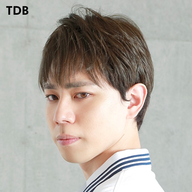 男性用五分ウィッグ　ボリュームショート　GB-23耐熱
