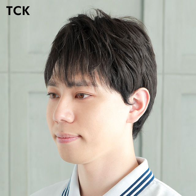 男性用五分ウィッグ　ボリュームショート　GB-23耐熱