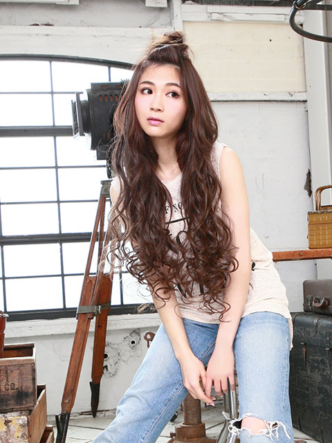 めちゃ楽エクステ乙女巻きロングTX-21L