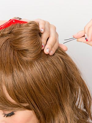 猫耳ヘアアレンジ