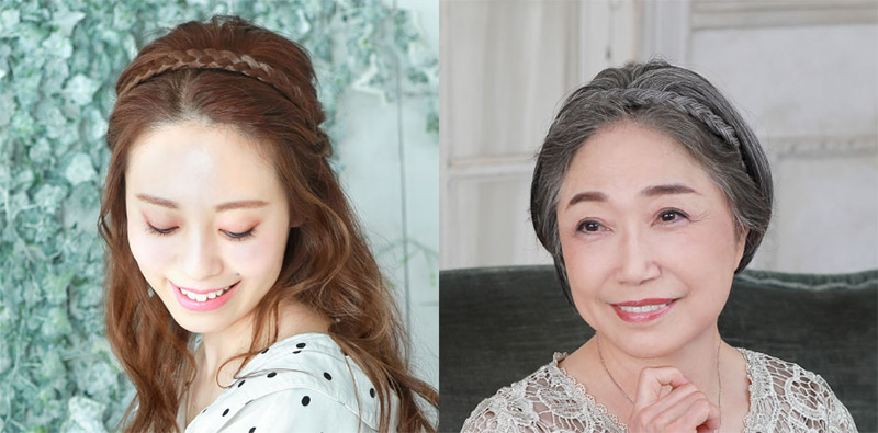 お洒落につむじを隠す みつあみカチューシャウィッグが凄い おすすめウィッグ