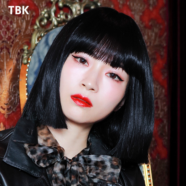 プリシラ切りっぱなしボブウィッグ　エッジブラントボブ A-704