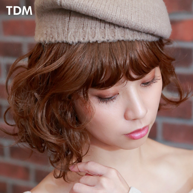 パーマボブが可愛いウィッグ