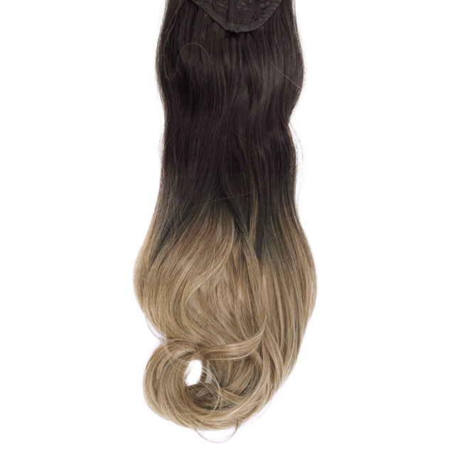 グラデーションポニーテールウィッグの裏側