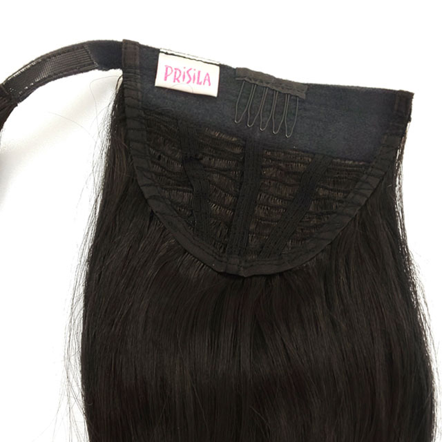 ポニーテールウィッグの裏側