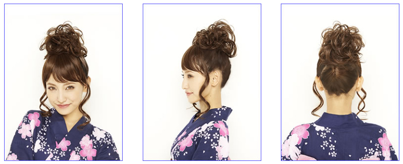 サイドカールヘア