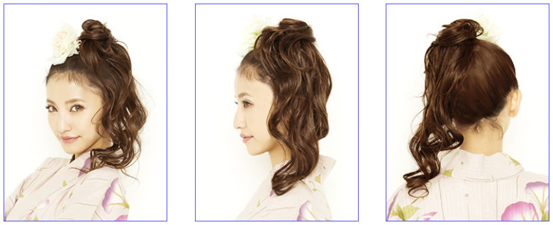 サイドポニーテールウィッグ