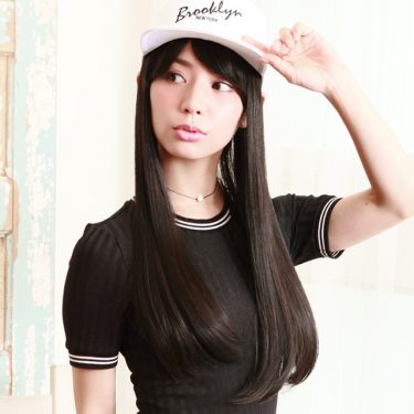 綺麗なストレートヘア