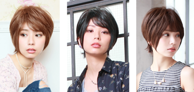 メリハリショートウィッグ