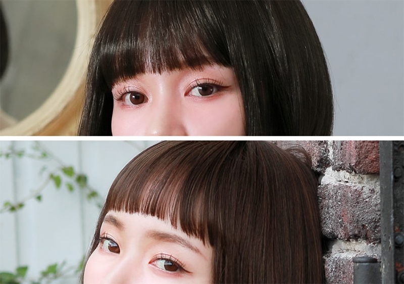 ぱっつん前髪ウィッグ