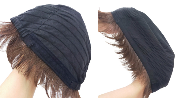 医療用帽子ウィッグの内側