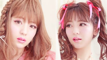 ゆめ可愛いウィッグ ヘアアレンジ