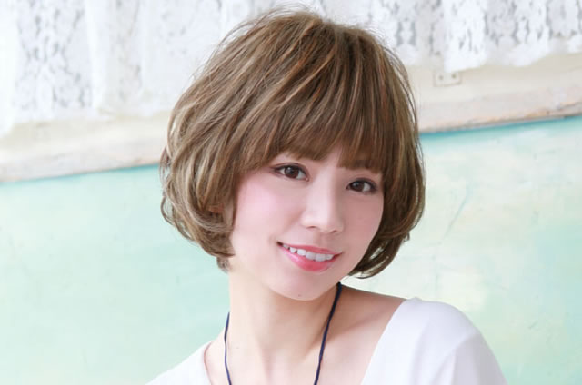 小顔に見えるレイヤーカット