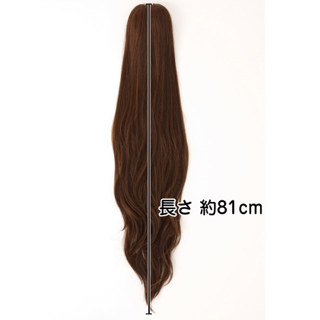 ロングナチュラルストレートフラウィッグHULA-02のサイズ