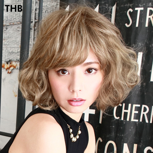 プリシラトイプーパーマボブウィッグA-690