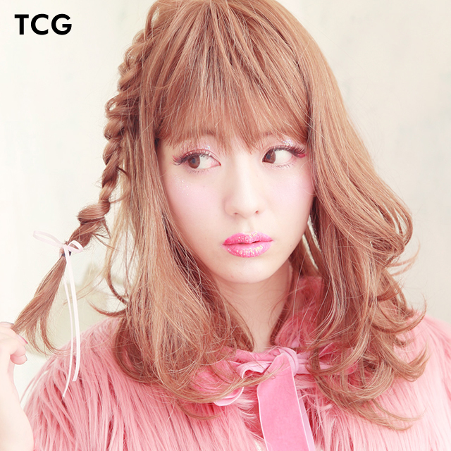 シナモンベージュのウィッグ