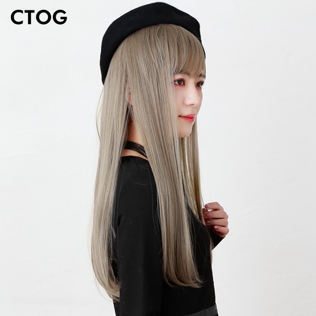 美しいロングストレートウィッグ