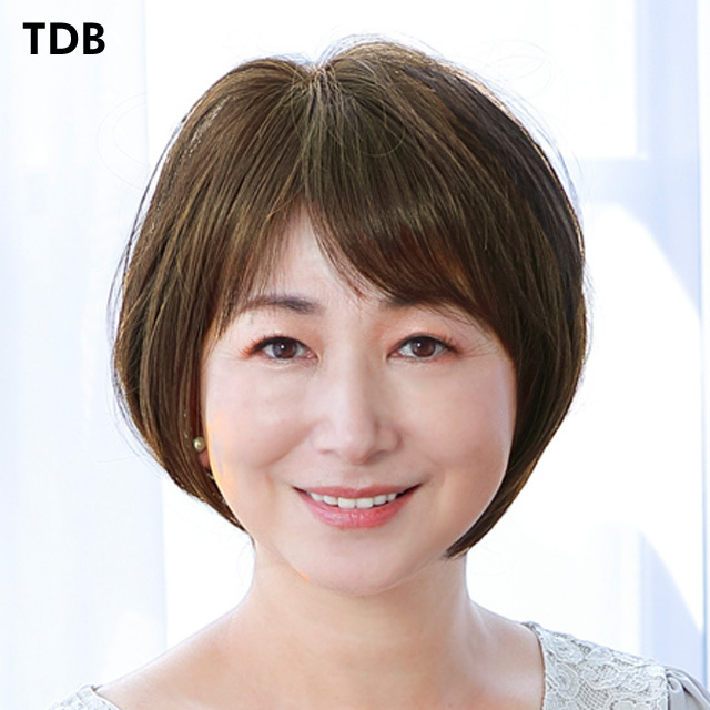 頭が小さい人の医療用ショートボブウィッグ