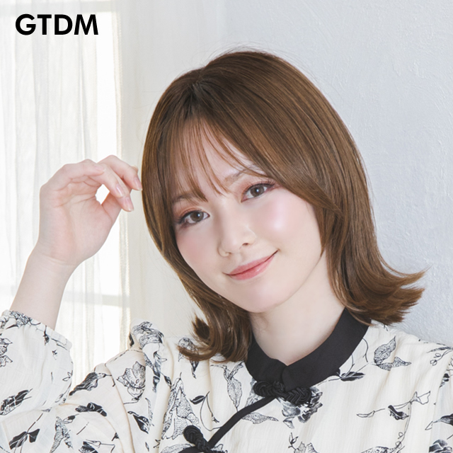 自然なグラデーションウィッグ