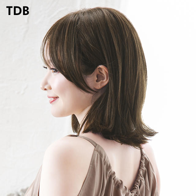 自然な外ハネボブウィッグ