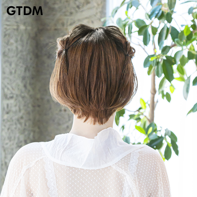 医療用帽子ウィッグをヘアアレンジ