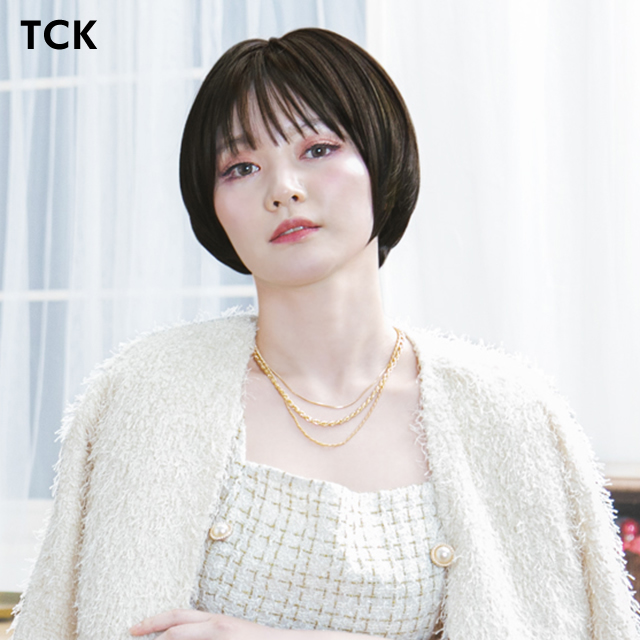 黒髪ショート医療用ウィッグ