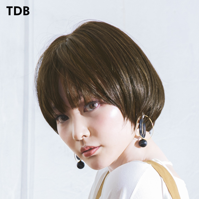 茶髪帽子ウィッグ