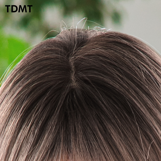 帽子ウィッグのつむじ