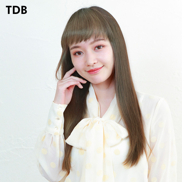 前髪ウィッグの毛量