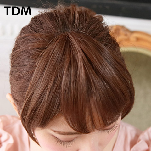 前髪ウィッグの境目