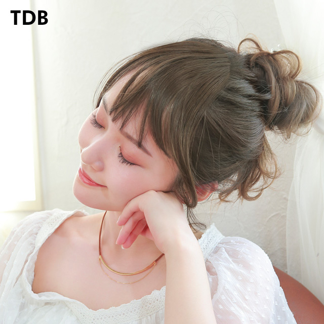 自然な前髪ウィッグ