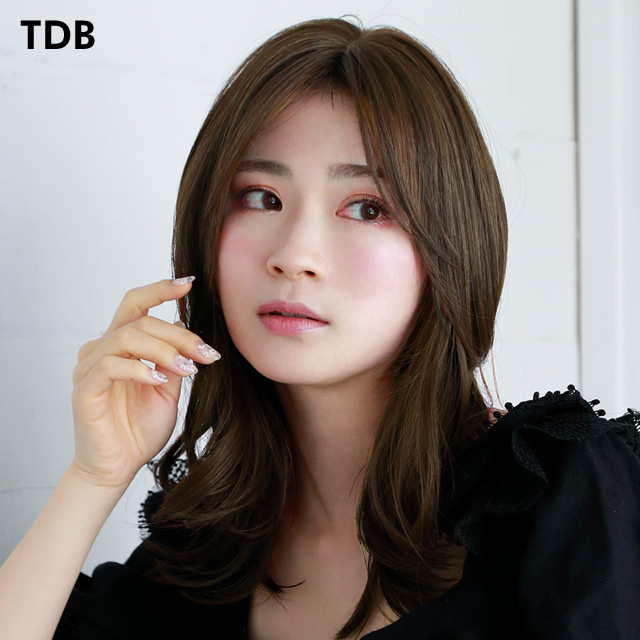 長めのつむじ付き前髪ウィッグ